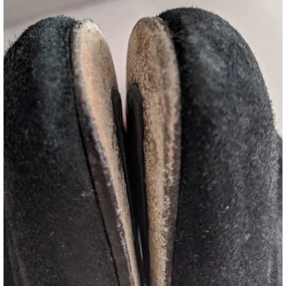 Eileen Fisher Mary Knotted Cutout Black Suede Pump - Picture 10 of 10